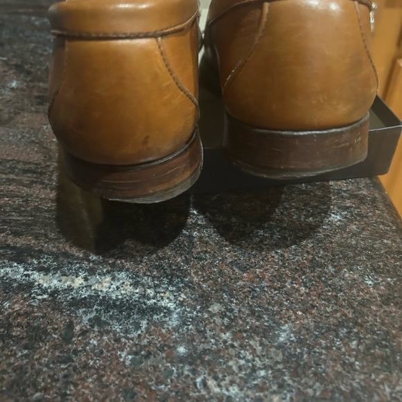 Polo by Ralph Lauren Men's Brown Leather Slip-Ons - Picture 5 of 5